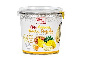 VitaCup Mix Ananas, Banán, Physalis (Mochyně) lyofilizované 30 g VitaCup Mix Ananas, Banán, Physalis (Mochyně) lyofilizované 30 g