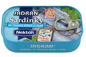 Nekton Sardinky ve vlastní štávě a vodě JADRAN EO 125 g