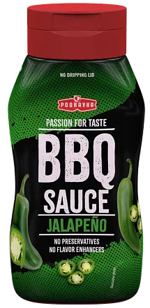 Podravka BBQ omáčka Jalapeňo 345 g