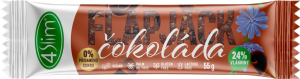 4Slim FLAPJACK čekanková tyčinka čokoláda 55g 4Slim FLAPJACK čekanková tyčinka čokoláda 55g