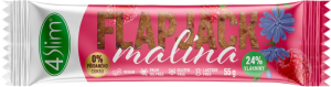 4Slim FLAPJACK čekanková tyčinka malina 55g 4Slim FLAPJACK čekanková tyčinka malina 55g