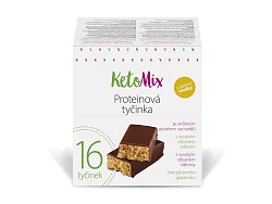 KetoMix Proteinové tyčinky s příchutí vanilky 16 x 40 g