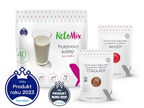 KetoMix Proteinový koktejl 1200 g (40 porcí) bez příchutě