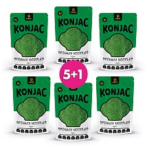 Usui Konjakové nudle se špenátem v nálevu 5+1 zdarma Usui Konjakové nudle se špenátem v nálevu 5+1 zdarma
